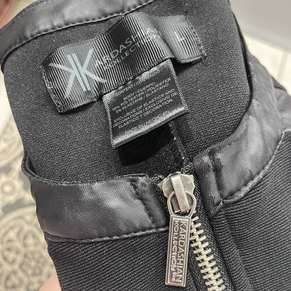 Kardashian Kollection Women's Blouse Size Large Zip Up Lightweight Jacket EUC - Picture 9 of 10